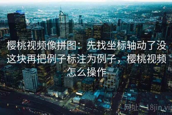 樱桃视频像拼图：先找坐标轴动了没这块再把例子标注为例子，樱桃视频怎么操作