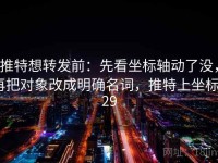 推特想转发前：先看坐标轴动了没，再把对象改成明确名词，推特上坐标029